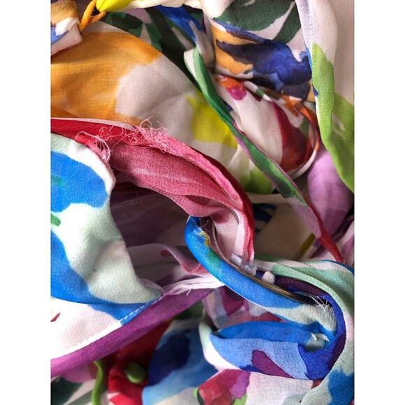 PatBO Bloom Dress Floral Print Cutout Sleeveless Halter Neck Maxi Multicolor 10 - Picture 6 of 10